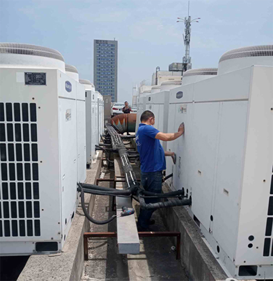 英山中央空调制热和不制冷系统维修方法